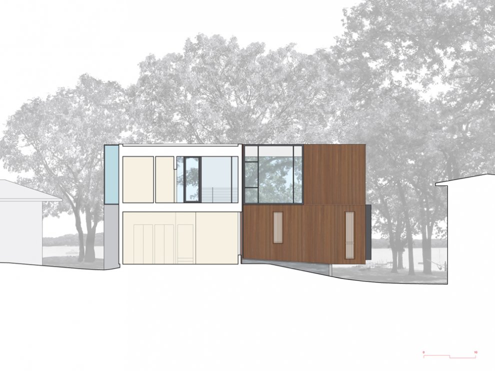 Модерен-ваканционен-дом-от-MinDay-Architects-скица-на-проекта
